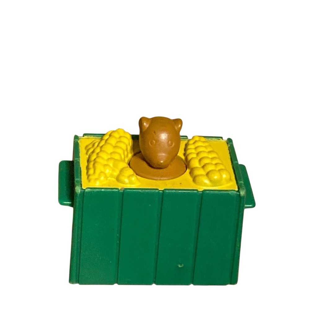 Fisher-Price Little People Peek-A-Boo Animal Crates Replacement Green Bear